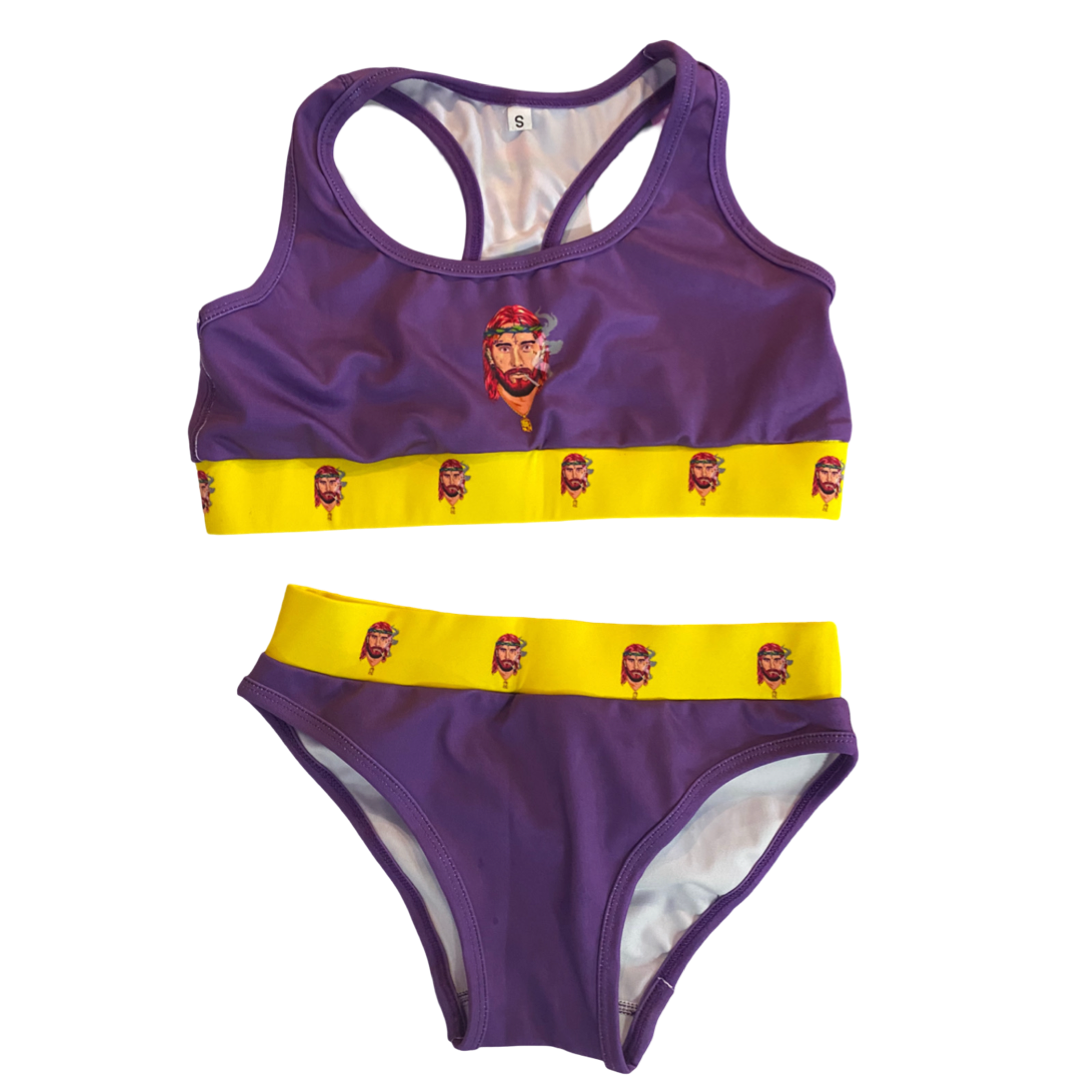 Smokin Sports Bra Set - Purple