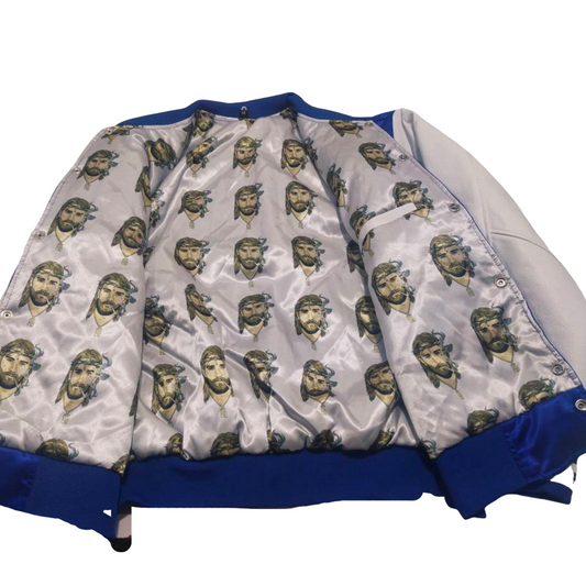 Signature Varsity Jacket - Blue & White