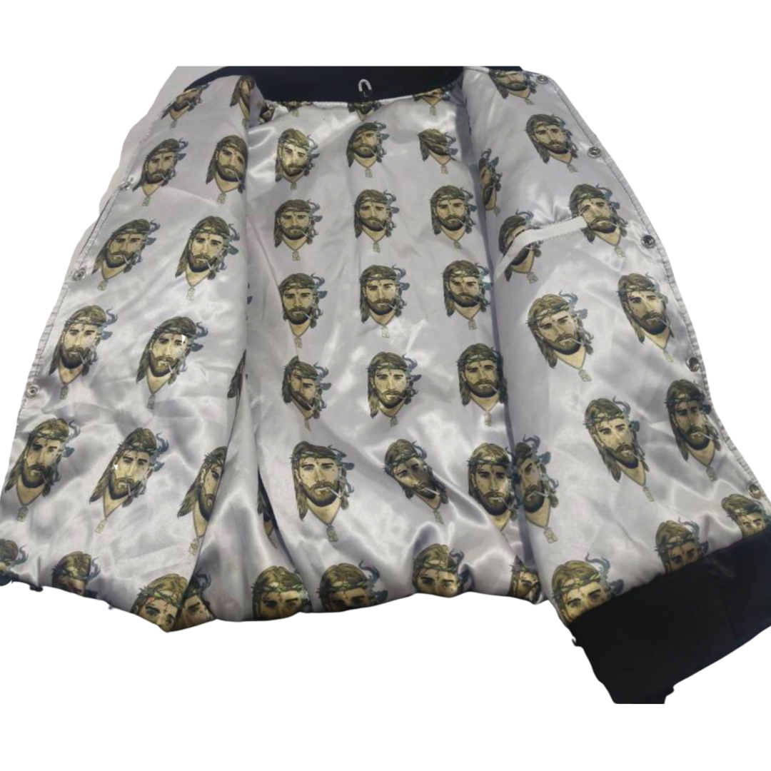 Signature Varsity Jacket - Black & White