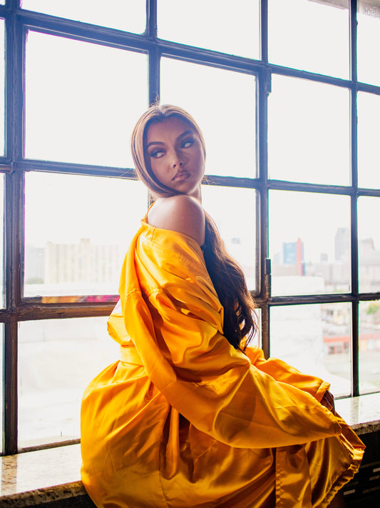 Luxury Robe - Yellow