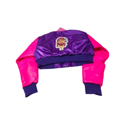 Bomber Jacket - Purple & Pink