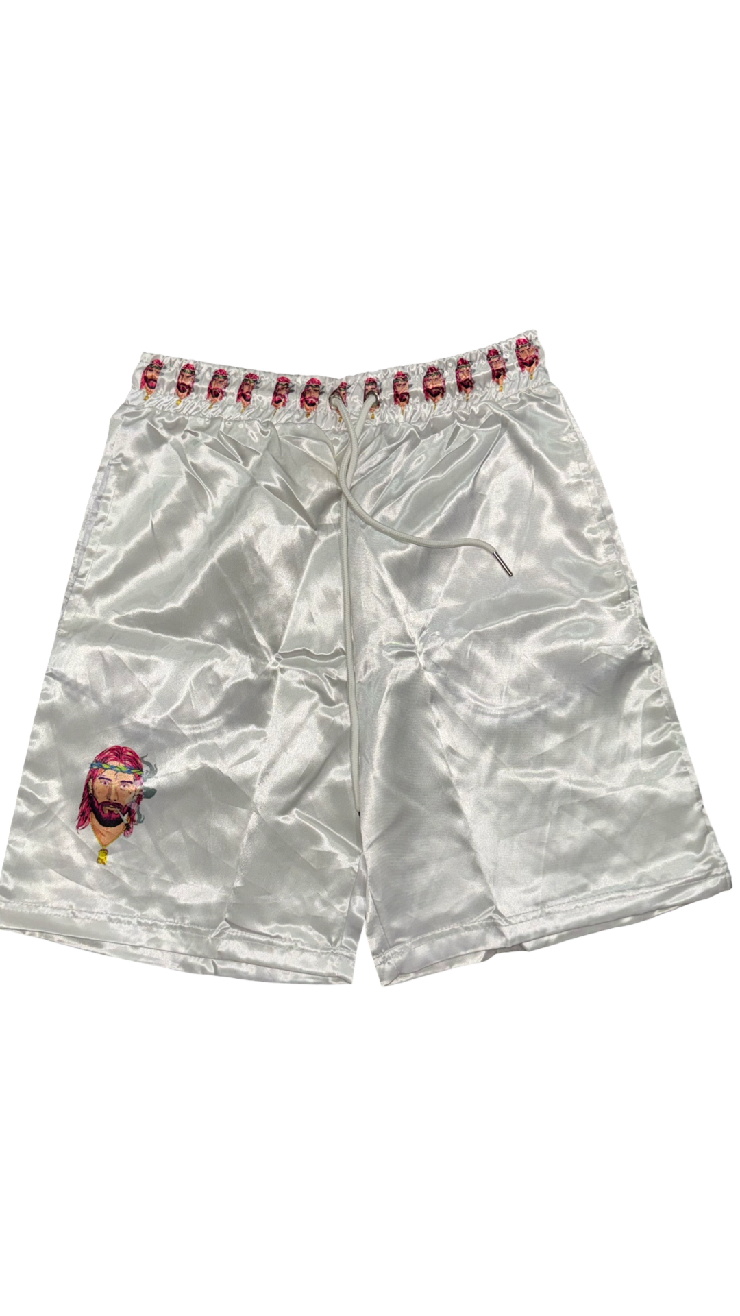 Signature Band Shorts - White