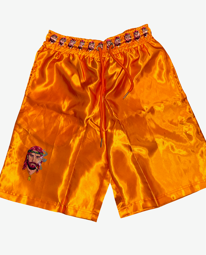 Signature Band Shorts - Orange