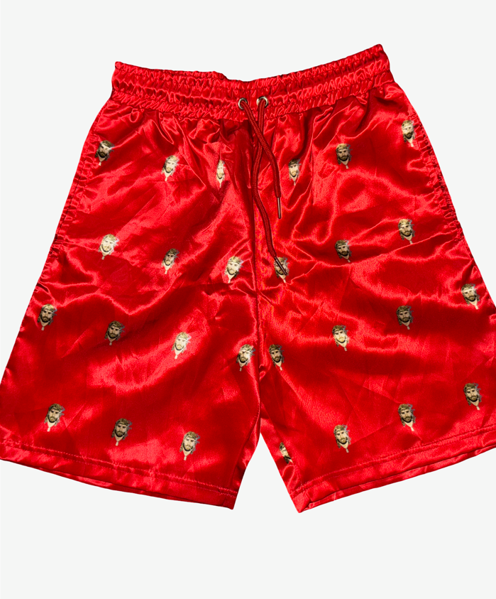 All-Over Shorts - Cherry Red