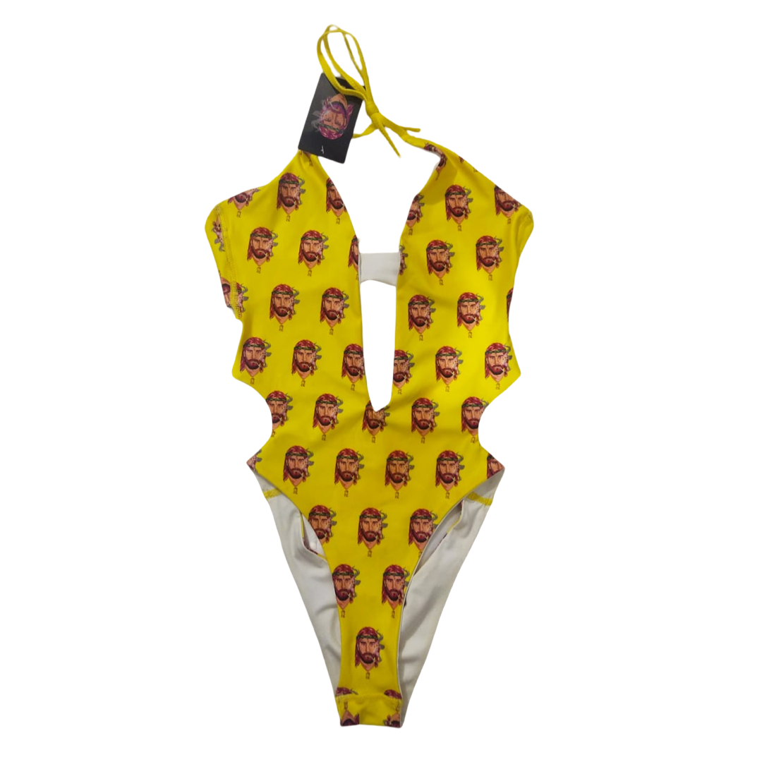 One-Piece Swimsuit - Yellow