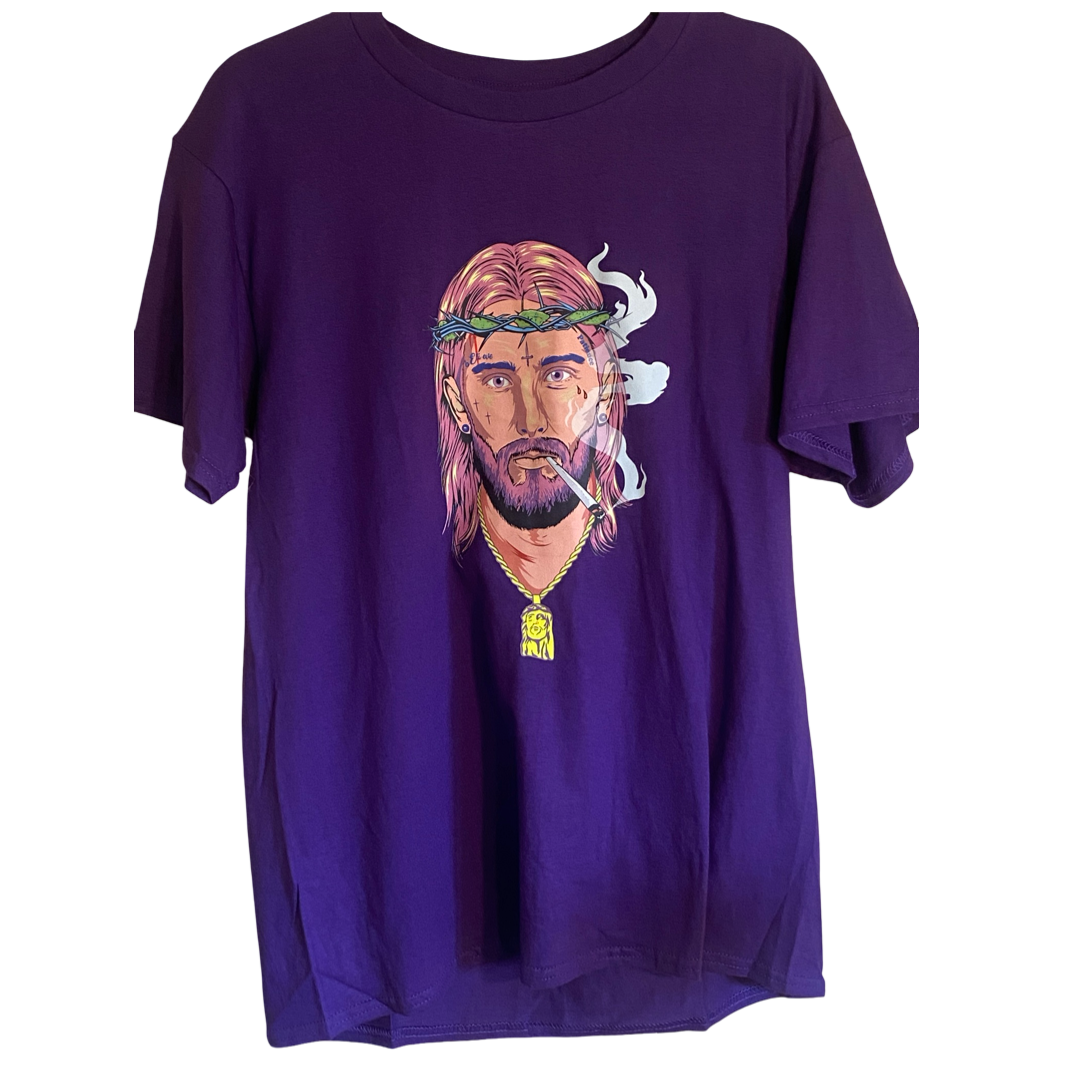 Essential Logo Tee - Purple