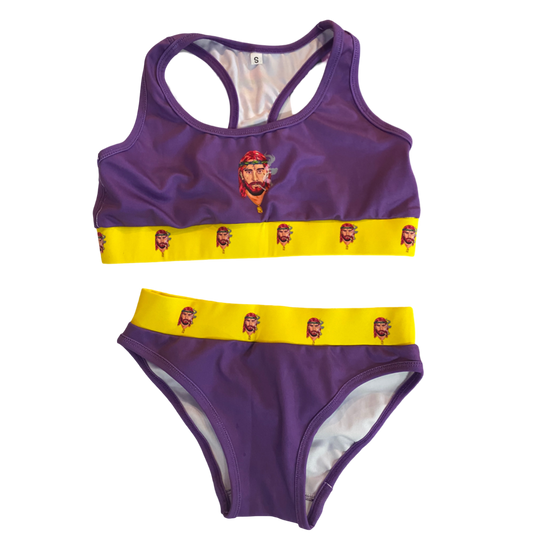 Smokin Sports Bra Set - Purple