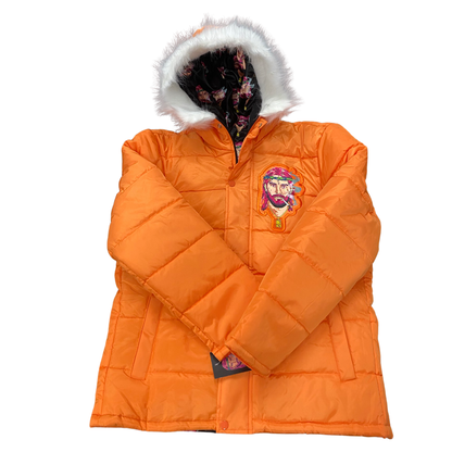 Bubble Coat - Orange