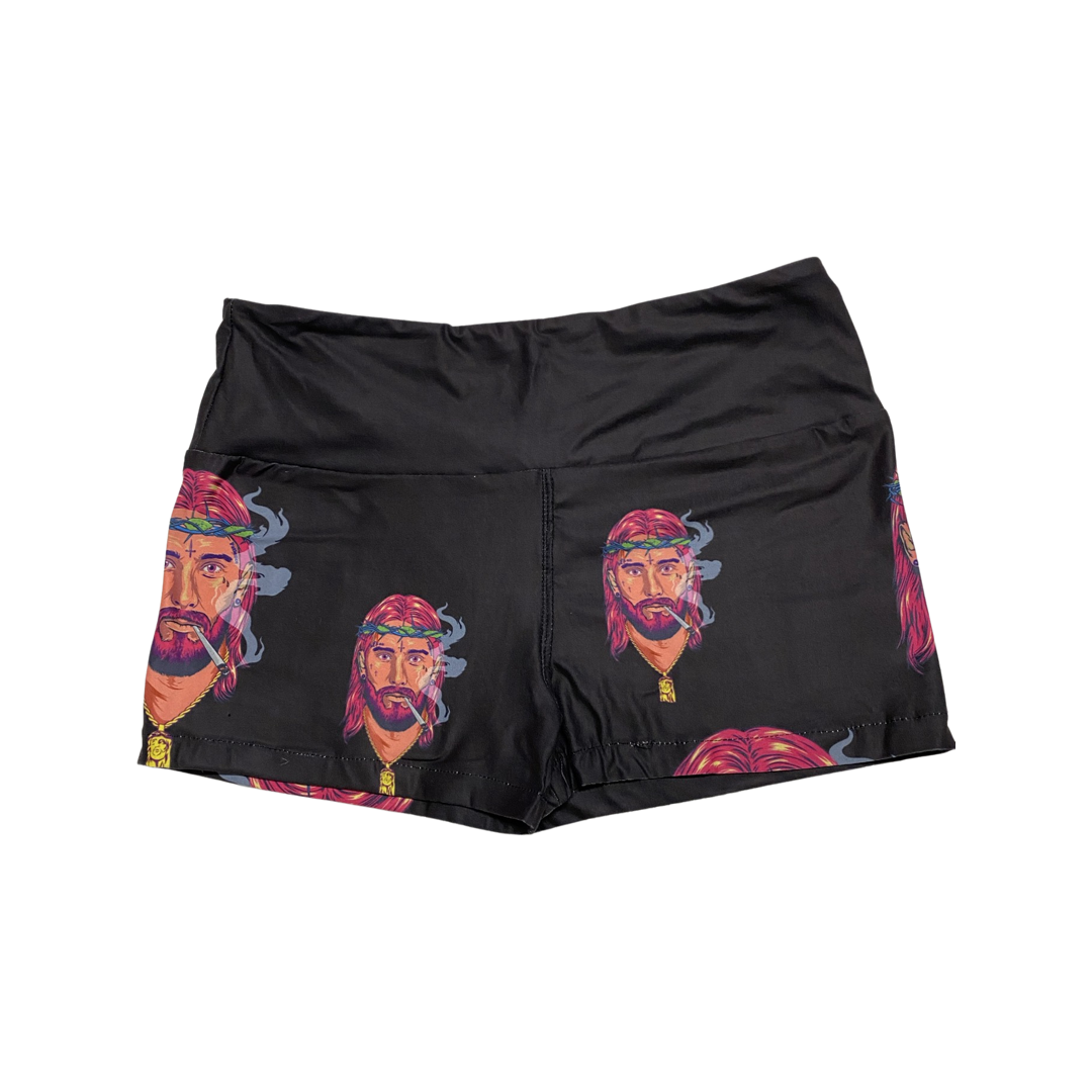 Compression Shorts - Pink Logo