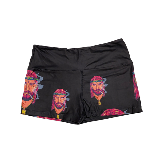 Compression Shorts - Pink Logo