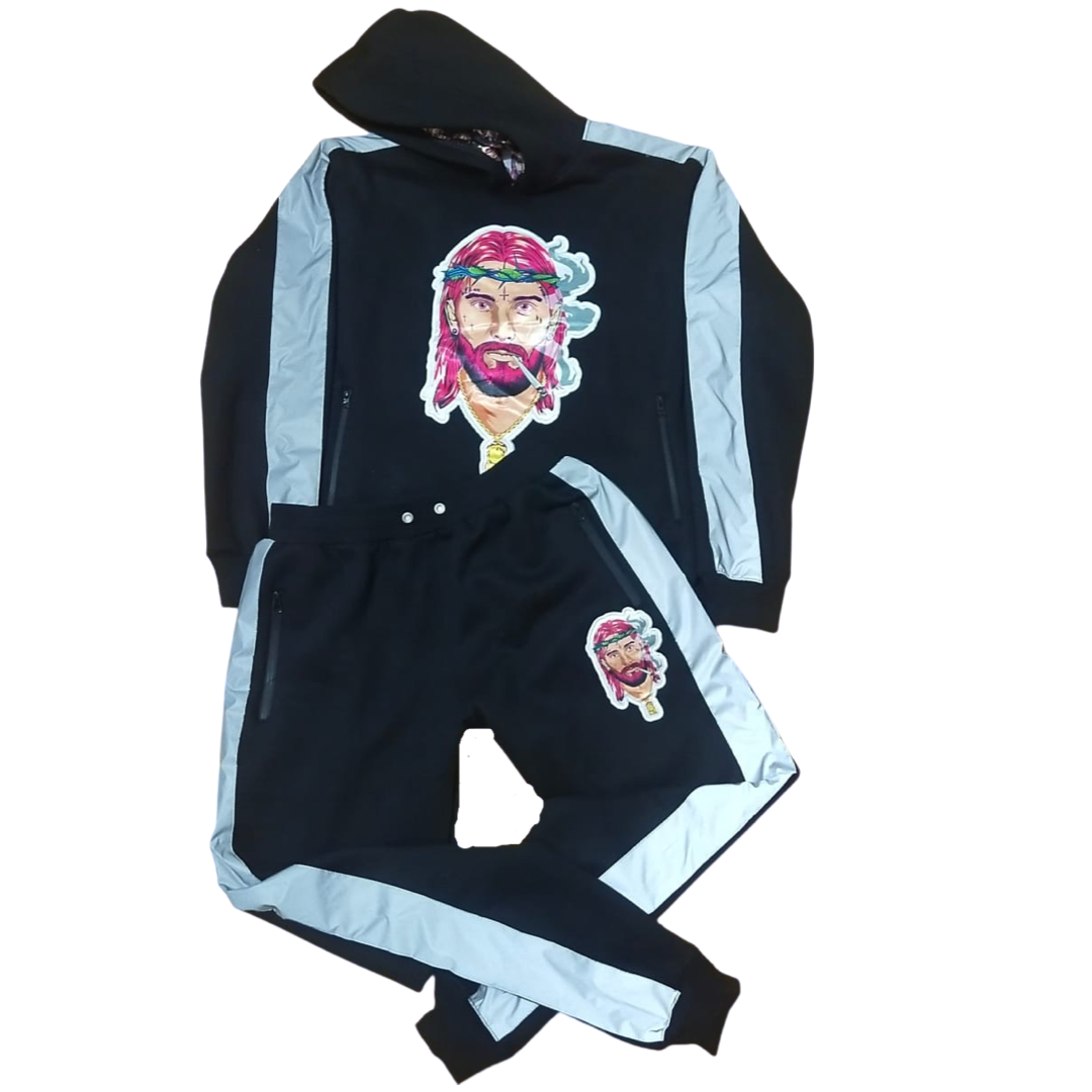 Reflective Jogger - Black