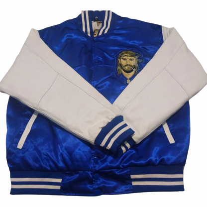 Signature Varsity Jacket - Blue & White