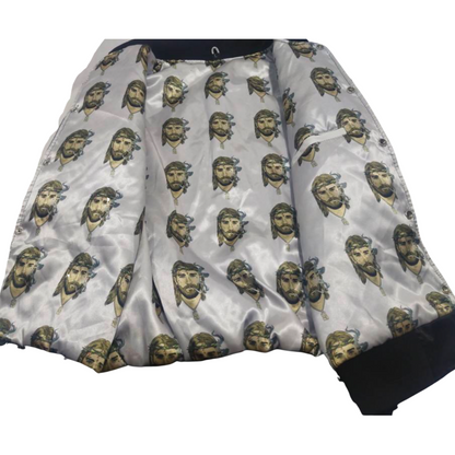 Signature Varsity Jacket - Black & White