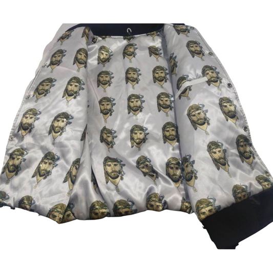 Signature Varsity Jacket - Black & White