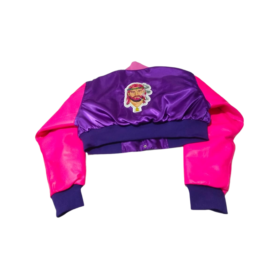 Bomber Jacket - Purple & Pink