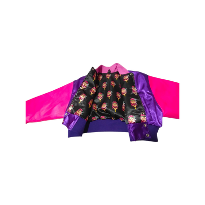 Bomber Jacket - Purple & Pink