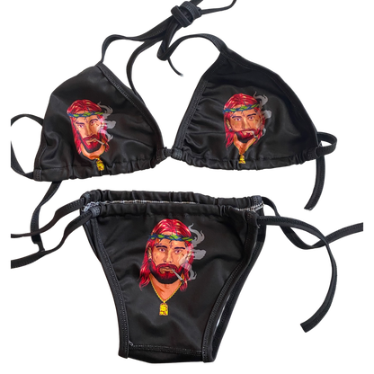 Bold Logo Bikini - Black