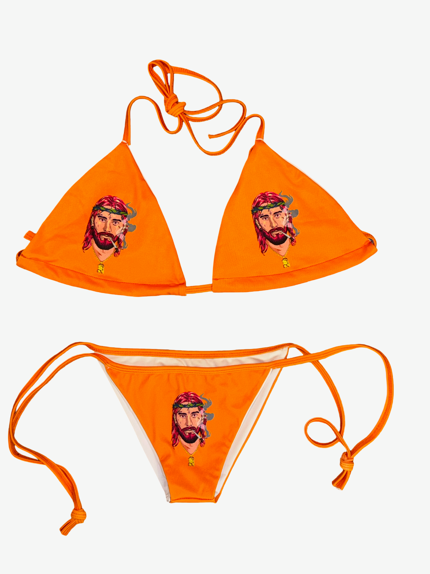 Bold Logo Bikini - Orange