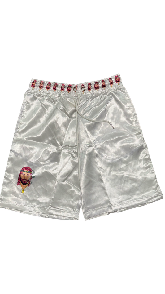 Signature Band Shorts - White