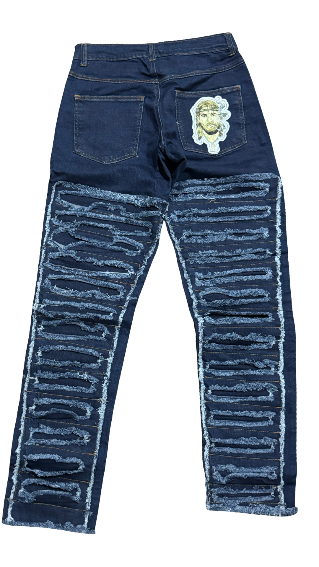 Holy Stitch Jeans - Blue