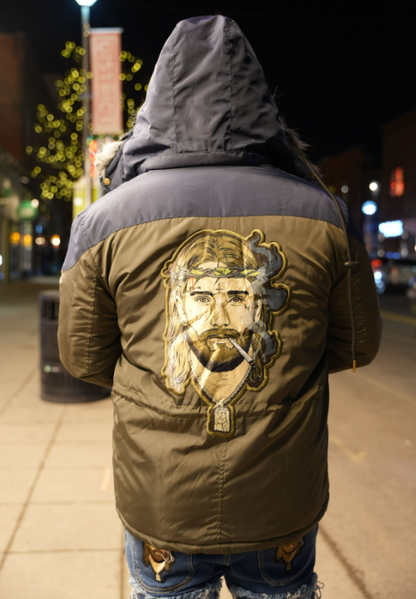 Jesus Smokes Winter Coat