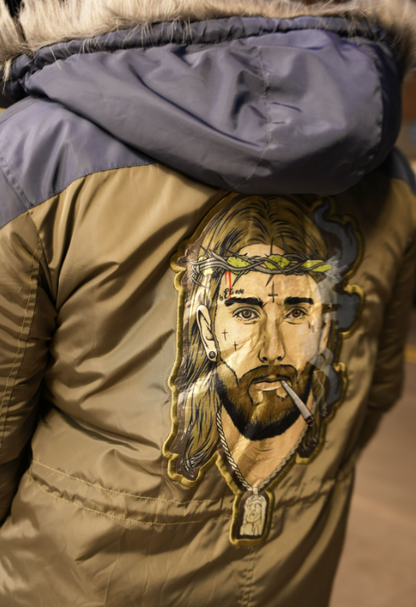 Jesus Smokes Winter Coat