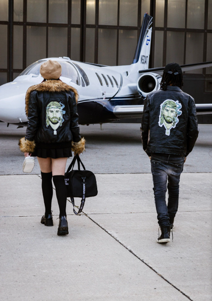 Premium Leather & Fur Jacket