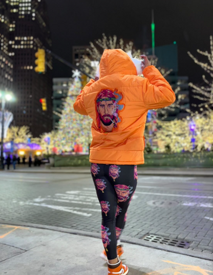 Bubble Coat - Orange