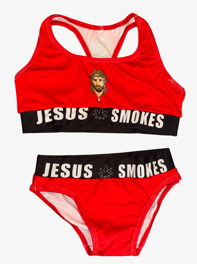 Smokin Sports Bra Set - OG Red
