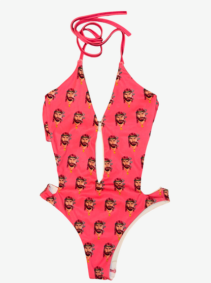 One-Piece Swimsuit - Hot Pink