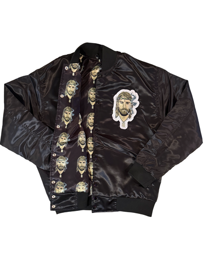 Bomber Jacket - Black on Black