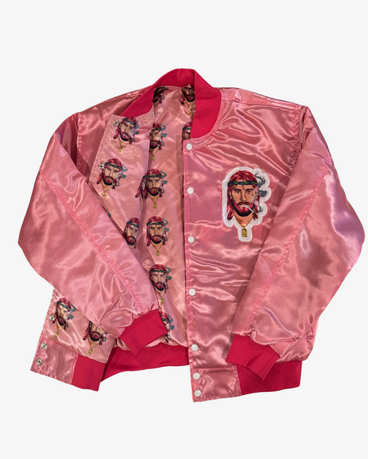 Bomber Jacket - Pink on Pink