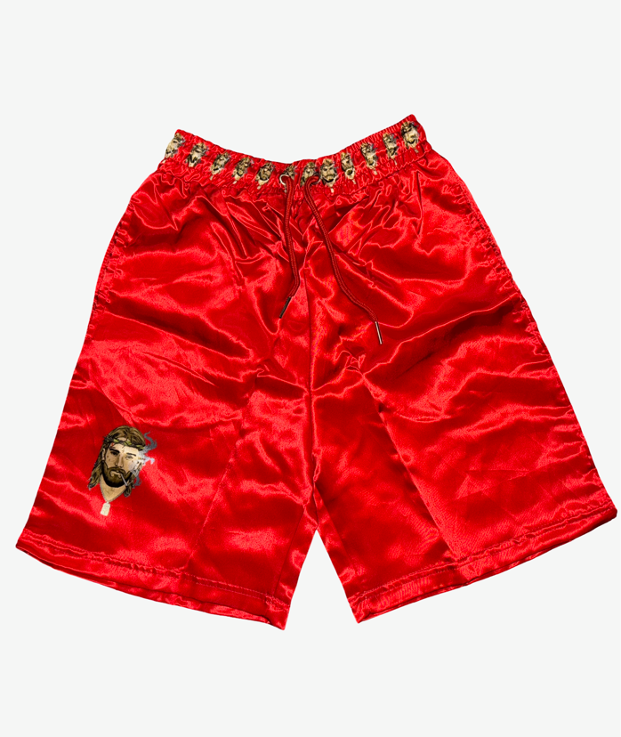 Signature Band Shorts - Red