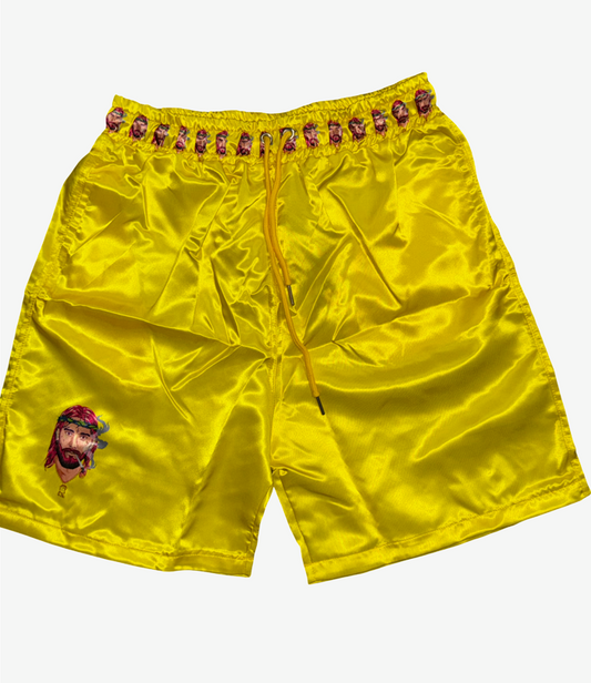 Signature Band Shorts - Yellow