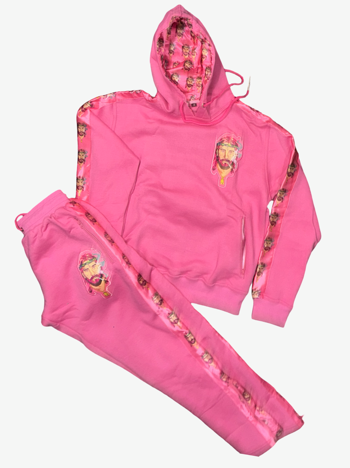 NEW Classic Jogger - Pink on Pink